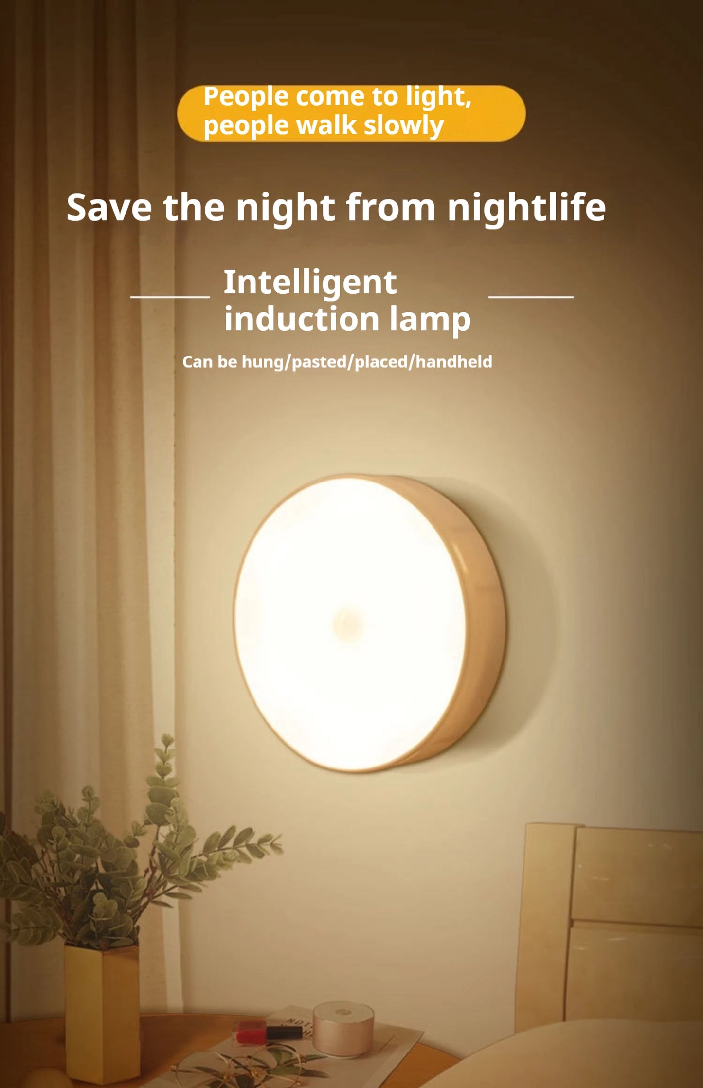 ✅ GlowSense™ Motion Sensor Light