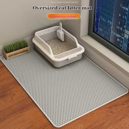 ✅ 2-Layer Cat Litter Trapping Mat
