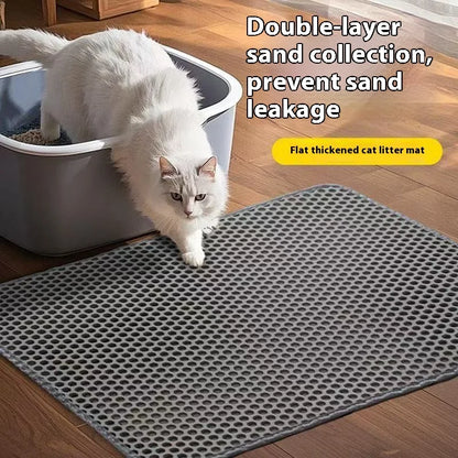 ✅ 2-Layer Cat Litter Trapping Mat