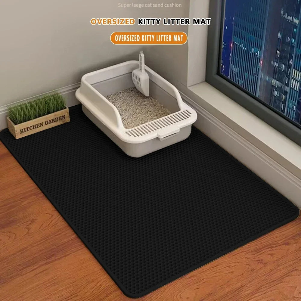 ✅ 2-Layer Cat Litter Trapping Mat